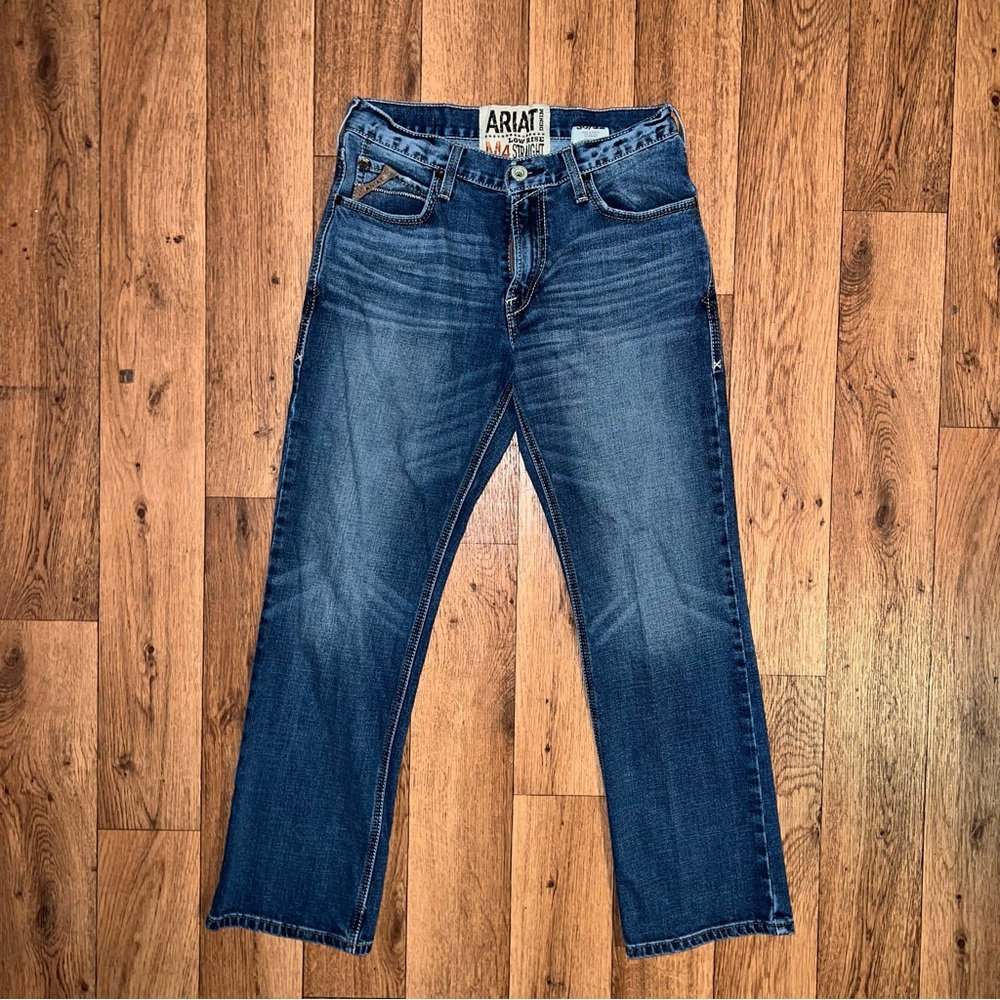 Ariat Men's Dark Blue Straight Jeans